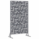 Privacy Screen 100 x 50 x 180 cm Steel Anthracite