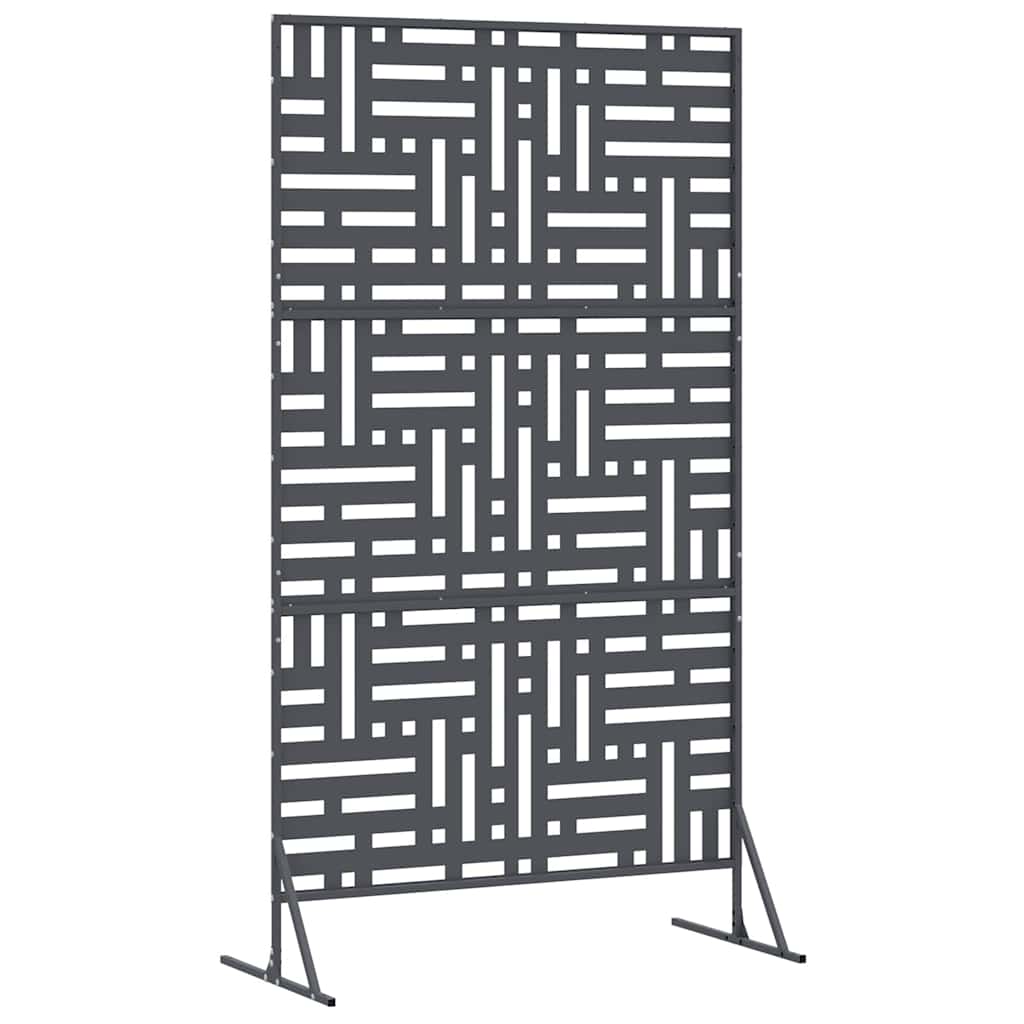 Privacy Screen 100 x 50 x 180 cm Steel Anthracite