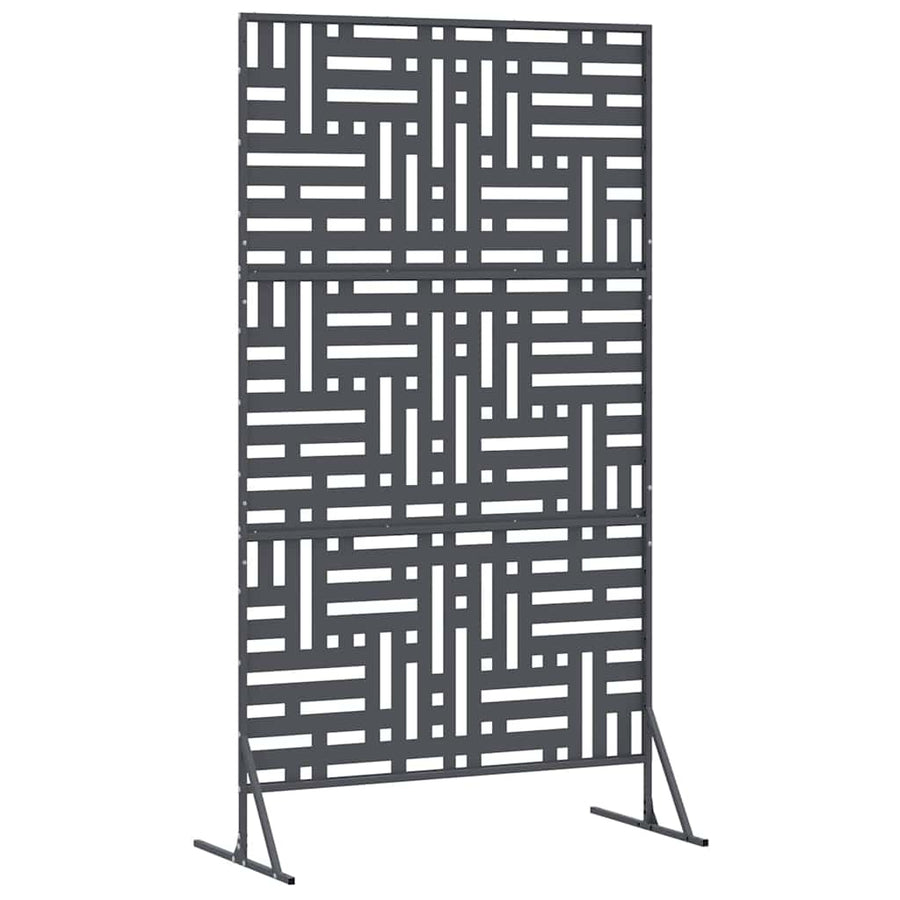 Privacy Screen 100 x 50 x 180 cm Steel Anthracite