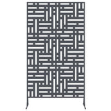 Privacy Screen 100 x 50 x 180 cm Steel Anthracite