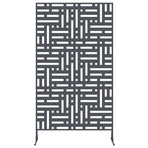 Privacy Screen 100 x 50 x 180 cm Steel Anthracite