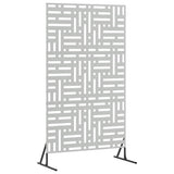 Privacy Screen 100 x 50 x 180 cm Galvanised Steel Silver