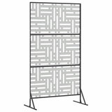 Privacy Screen 100 x 50 x 180 cm Galvanised Steel Silver
