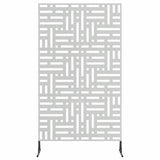 Privacy Screen 100 x 50 x 180 cm Galvanised Steel Silver