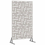 Privacy Screen 100 x 50 x 180 cm Weathering Steel Rusty