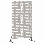 Privacy Screen 100 x 50 x 180 cm Weathering Steel Rusty