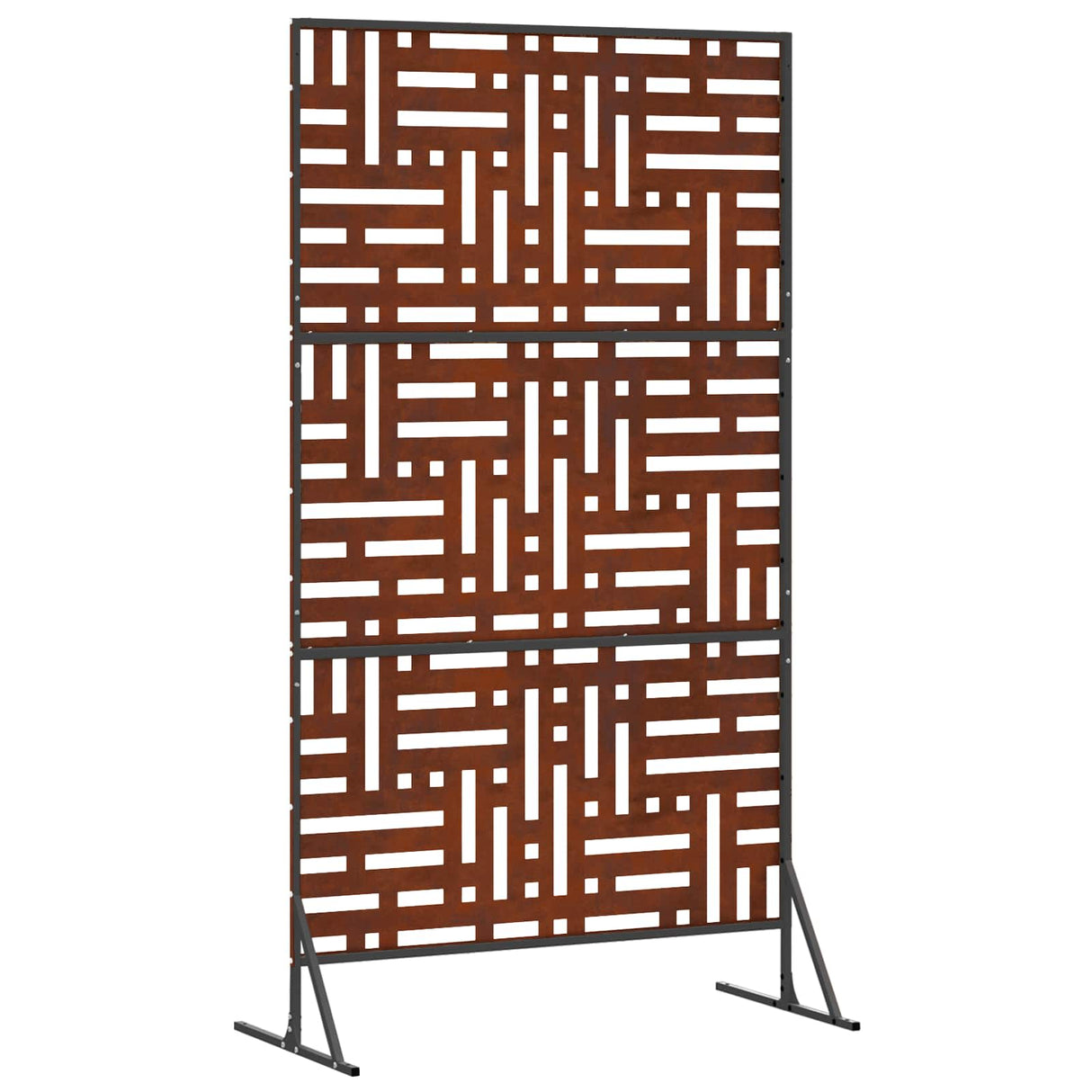 Privacy Screen 100 x 50 x 180 cm Weathering Steel Rusty