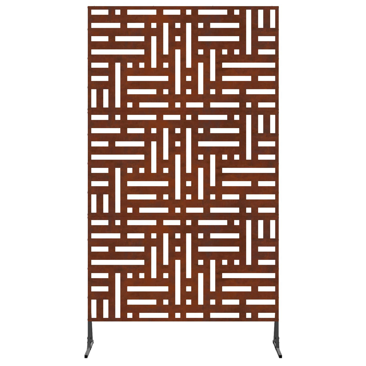 Privacy Screen 100 x 50 x 180 cm Weathering Steel Rusty