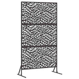 Privacy Screen 100 x 50 x 180 cm Steel Black