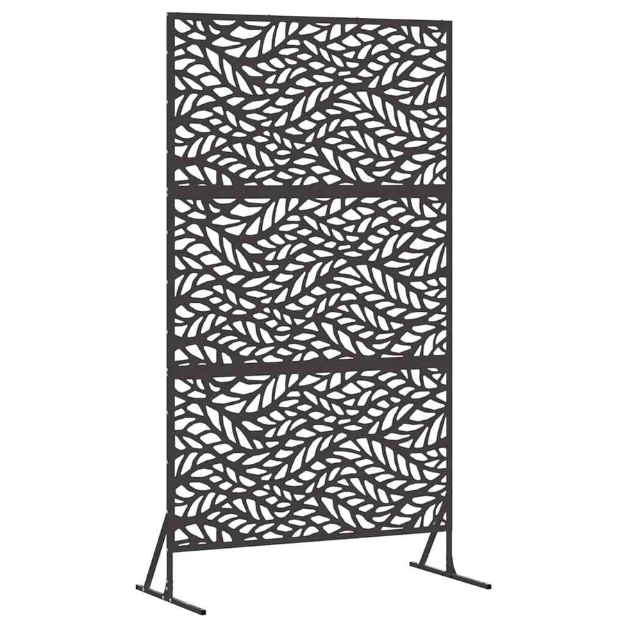 Privacy Screen 100 x 50 x 180 cm Steel Black