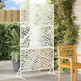 Privacy Screen 100 x 50 x 180 cm Steel White