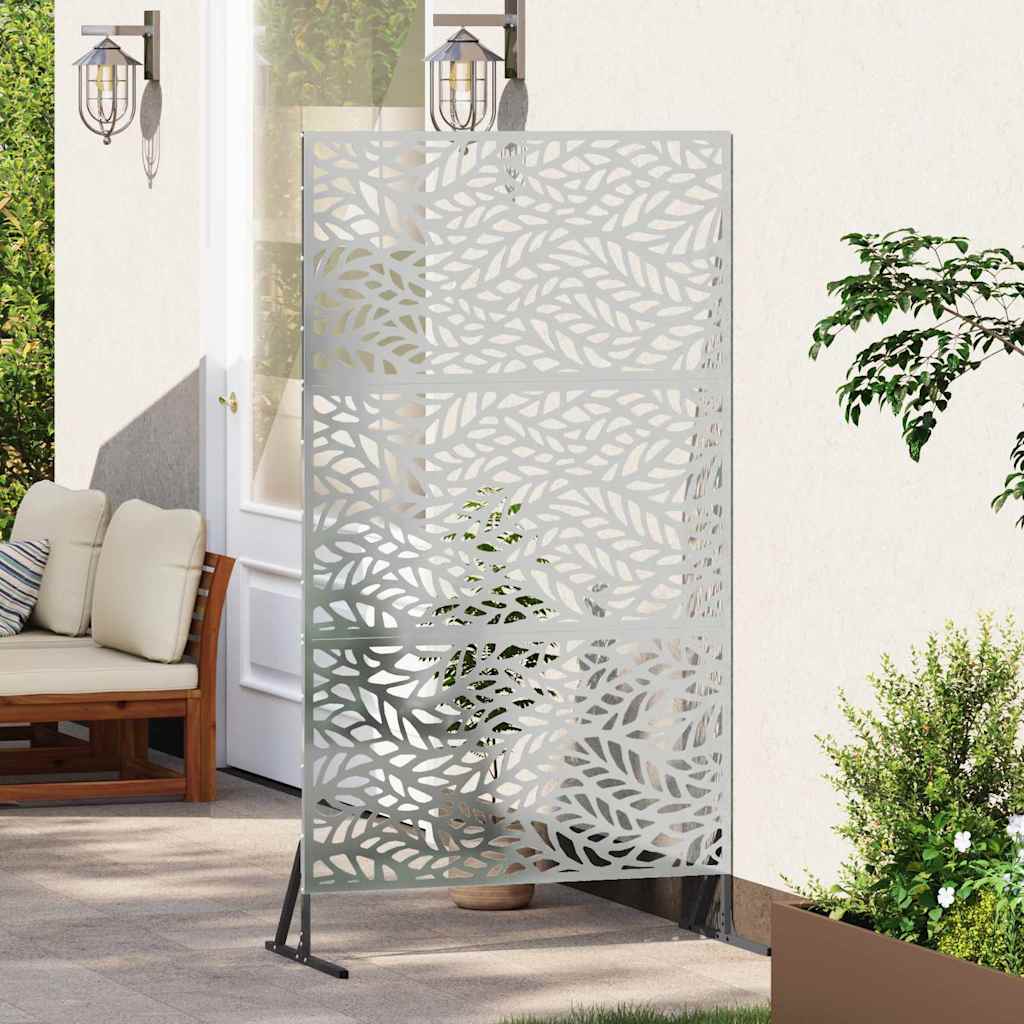 Privacy Screen 100 x 50 x 180 cm Galvanised Steel Silver