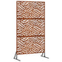 Privacy Screen 100 x 50 x 180 cm Weathering Steel Rusty