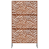 Privacy Screen 100 x 50 x 180 cm Weathering Steel Rusty