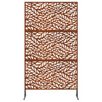 Privacy Screen 100 x 50 x 180 cm Weathering Steel Rusty