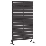 Privacy Screen 100 x 50 x 180 cm Steel Black