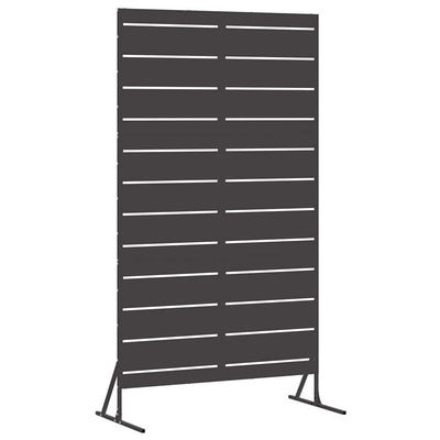 Privacy Screen 100 x 50 x 180 cm Steel Black