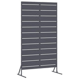 Privacy Screen 100 x 50 x 180 cm Steel Anthracite