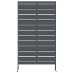 Privacy Screen 100 x 50 x 180 cm Steel Anthracite