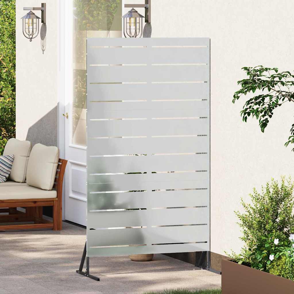 Privacy Screen 100 x 50 x 180 cm Galvanised Steel Silver