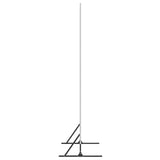 Privacy Screen 100 x 50 x 180 cm Galvanised Steel Silver - 45-Degree Angle