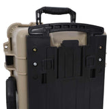 Hard Luggage Case Sand 56 x 35 x 23 cm Polypropylene and ABS - Close-Up Angle