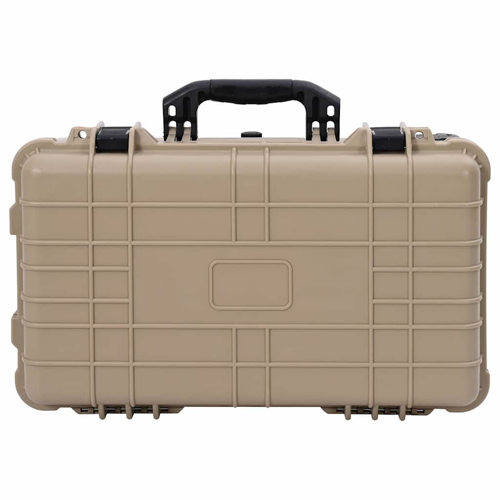Hard Luggage Case Sand 56 x 35 x 23 cm Polypropylene and ABS