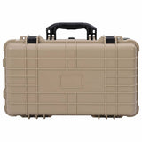 Hard Luggage Case Sand 56 x 35 x 23 cm Polypropylene and ABS - 45-Degree Angle