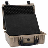 Hard Luggage Case with Storage Sand 40,5 x 33 x 17,5 cm - Front View
