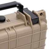 Hard Luggage Case with Storage Sand 27 x 24,5 x 12,5 cm - Rear View