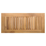 Garden Bench and Table Set 2 pcs Grey and Brown Solid Teak wood - Extra Image