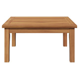 Garden Table Brown Solid Teak wood - 45-Degree Angle