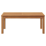 Table Brown 95 x 45 x 40 cm Solid Teak Wood