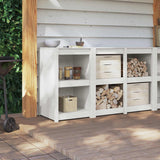 Kitchen Cabinet MEPPEL White 55 x 55 x 92 cm Solid Pine Wood - Top-Down View