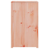 Kitchen Cabinet with Shelf MEPPEL Brown Oak 55 x 55 x 92 cm - Rear View