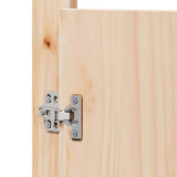 Kitchen Door MEPPEL Brown Oak 50 x 9 x 82 cm Solid Pine wood - Low Angle