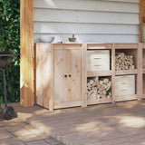 Kitchen Door MEPPEL Brown Oak 50 x 9 x 82 cm Solid Pine wood