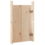 Kitchen Door with Door Brown 50 x 9 x 82 cm Solid Pine wood - Close-Up Angle