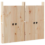 Kitchen Door MEPPEL 2 pcs Cream 50 x 9 x 82 cm Solid Pine wood - Front View