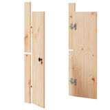 Kitchen Door 2 pcs Cream 50 x 9 x 82 cm Solid Pine wood - Top-Down View