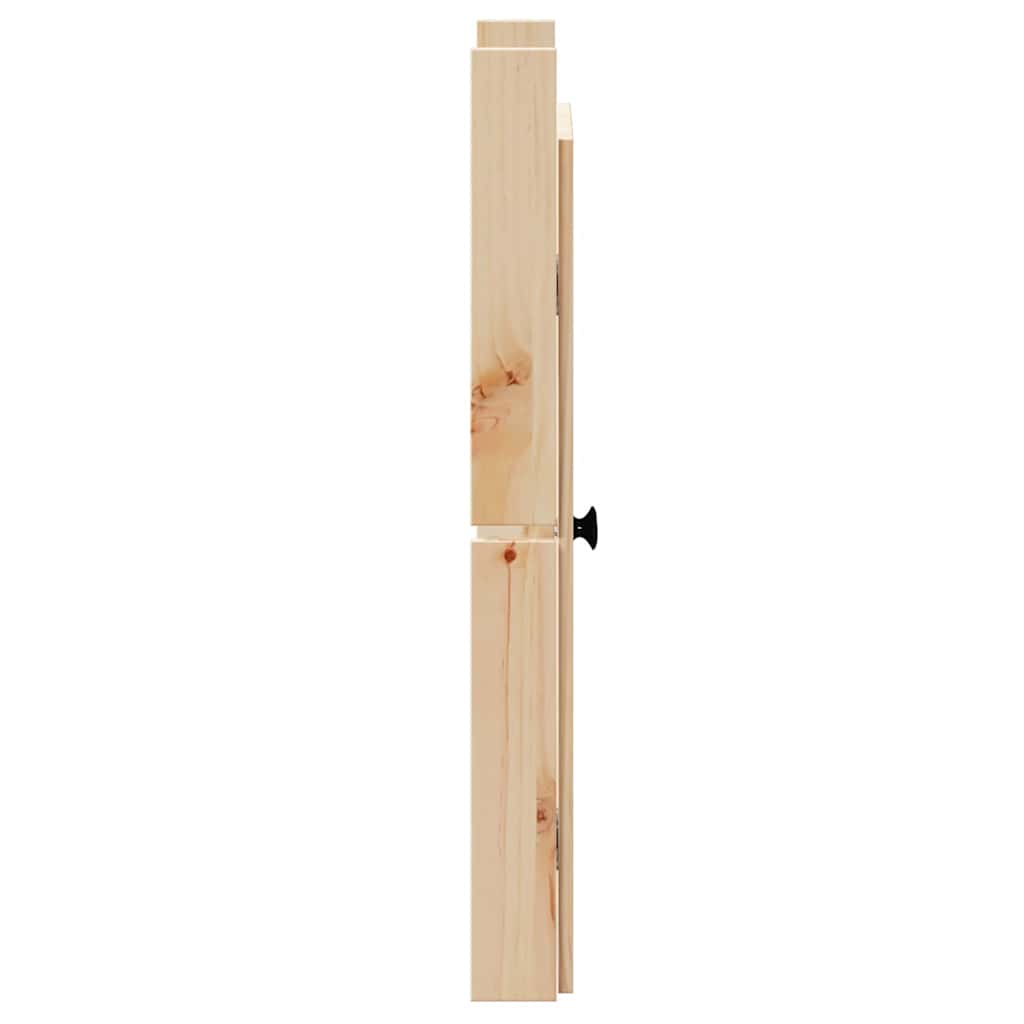 Kitchen Door 2 pcs Cream 50 x 9 x 82 cm Solid Pine wood