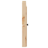 Kitchen Door 2 pcs Cream 50 x 9 x 82 cm Solid Pine wood - Close-Up Angle