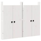 Kitchen Door MEPPEL 2 pcs White 50 x 9 x 82 cm Solid Pine wood - Front View