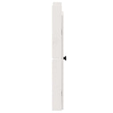 Kitchen Door 2 pcs White 50 x 9 x 82 cm Solid Pine wood - Close-Up Angle
