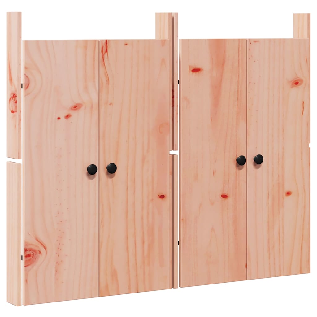 Kitchen Door 2 pcs Brown 50 x 9 x 82 cm Solid Douglas Fir wood