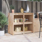Kitchen Cabinet MEPPEL Untreated Pinewood 106 x 55 x 92 cm