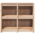 Kitchen Cabinet MEPPEL Untreated Pinewood 106 x 55 x 92 cm