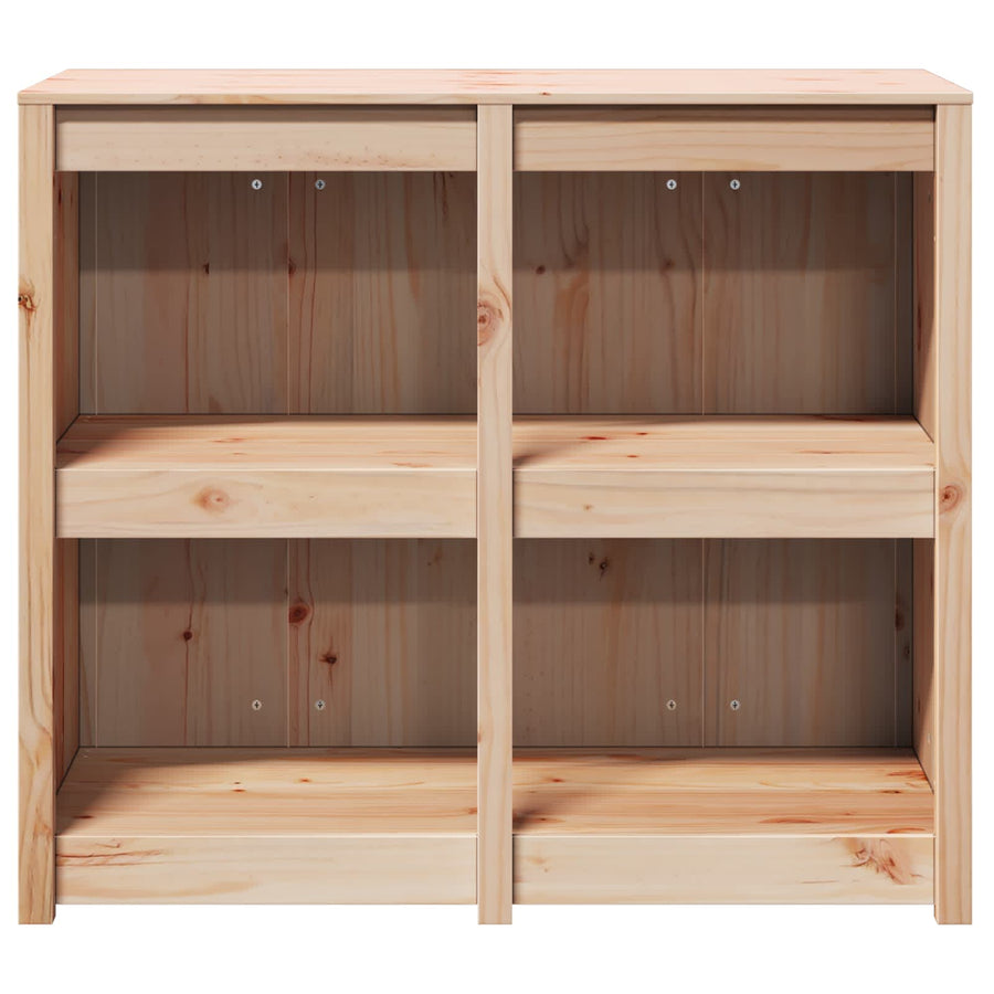 Kitchen Cabinet MEPPEL Untreated Pinewood 106 x 55 x 92 cm