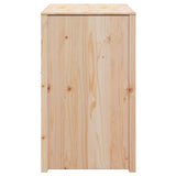 Kitchen Cabinet with Shelf MEPPEL Brown Oak 106 x 55 x 92 cm - Rear View