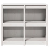 Kitchen Cabinet with Shelf MEPPEL Warm White 106 x 55 x 92 cm - 45-Degree Angle